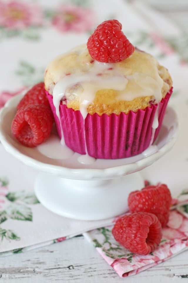 Sweet, tart and simply delicious Raspberry Lemon Muffin Recipe! 