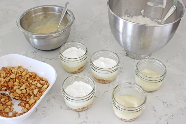 Homemade coconut pudding, whipped cream and a macadamia nut crumble... YUM! 