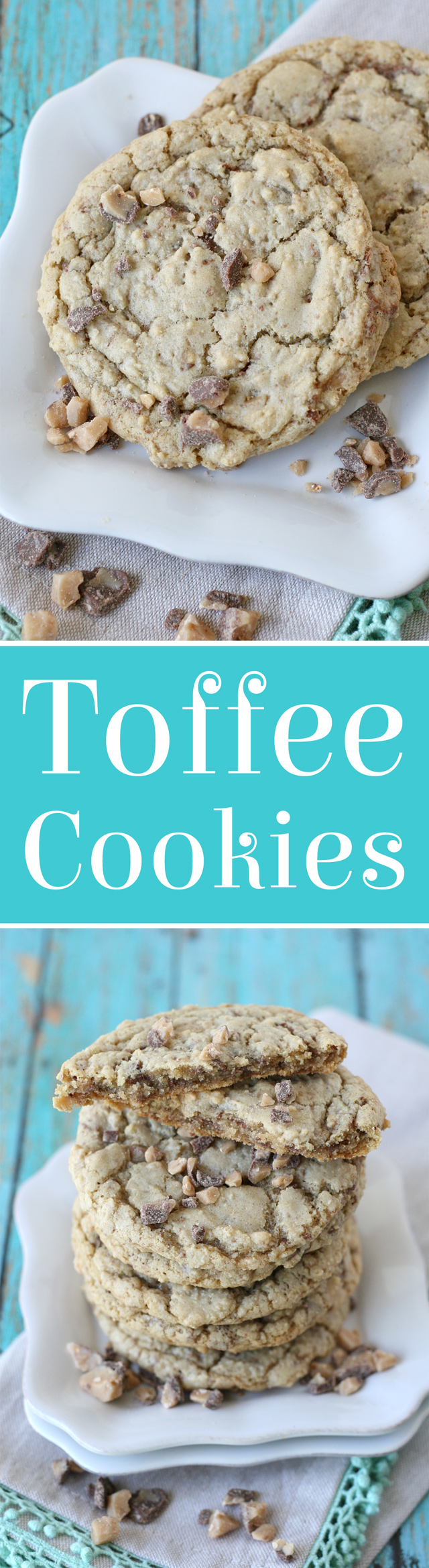 Simply delicious CHEWY TOFFEE COOKIES RECIPE! 