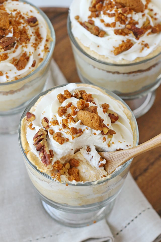Creamy, flavorful and delicious PUMPKIN CHEESECAKE TRIFLE recipe!