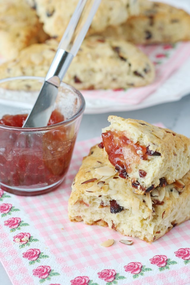 Delicious Homemade Scones! This recipe can be adjusted with a variety of mix ins! 