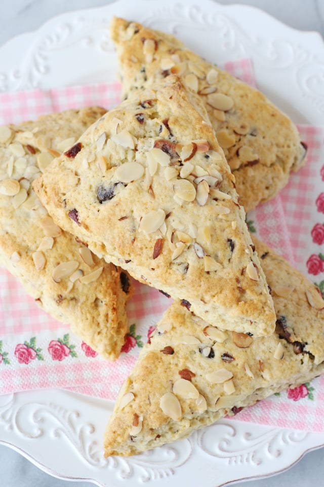 Delicious Homemade Scones! This recipe can be adjusted with a variety of mix ins! 