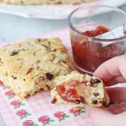 Delicious recipe for homemade Scones! This recipe can be adjusted with a variety of mix ins!