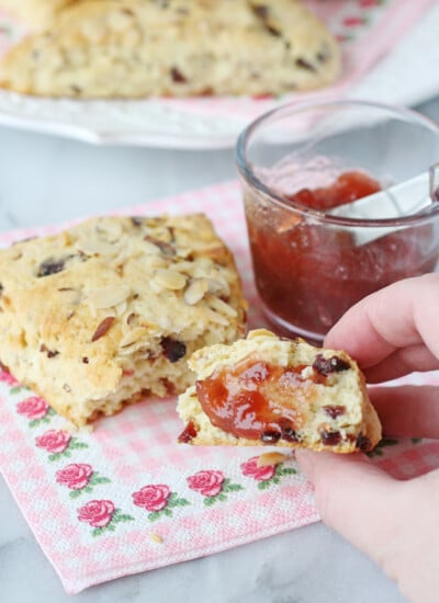 Delicious recipe for homemade Scones! This recipe can be adjusted with a variety of mix ins!