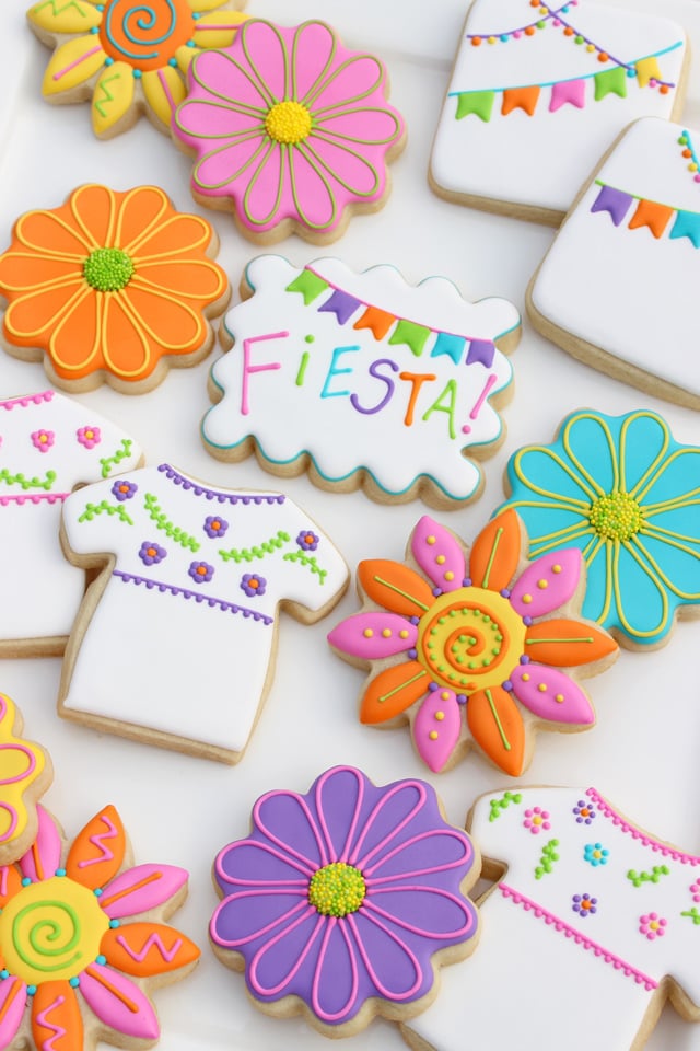 Mexican Fiesta Decorated Cookies