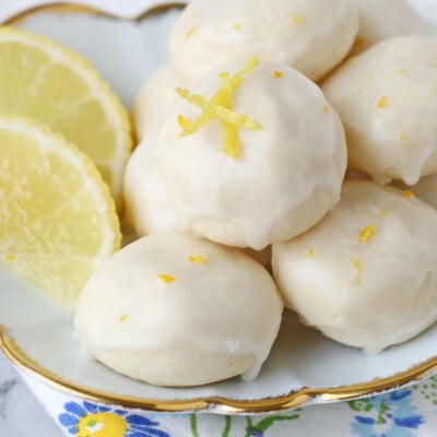 Lemon High Tea Cookies - Buttery, flavorful, melt-in-your-mouth delicious!