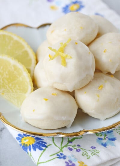 Lemon High Tea Cookies - Buttery, flavorful, melt-in-your-mouth delicious!