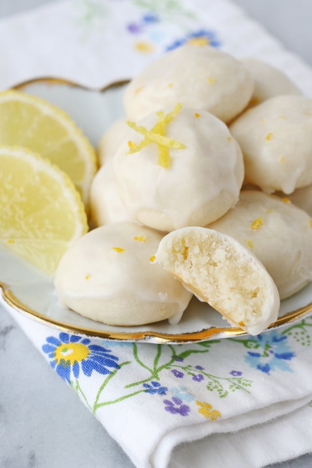 Lemon High Tea Cookies - Buttery, flavorful, melt-in-your-mouth delicious! 