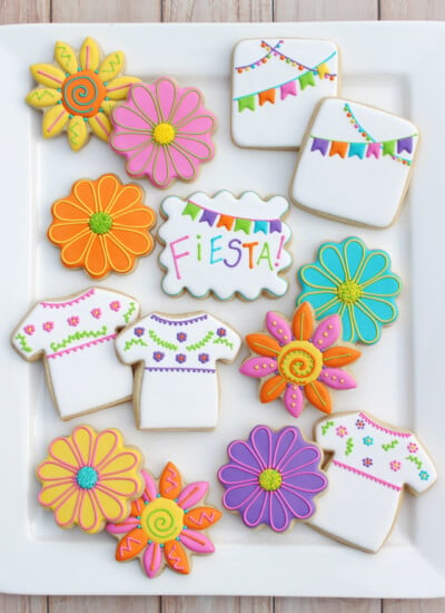 Mexican Fiesta Decorated Cookies