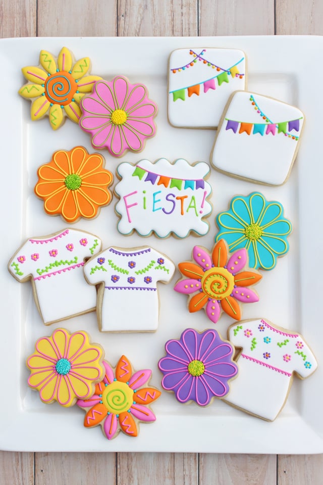 Mexican Fiesta Decorated Cookies