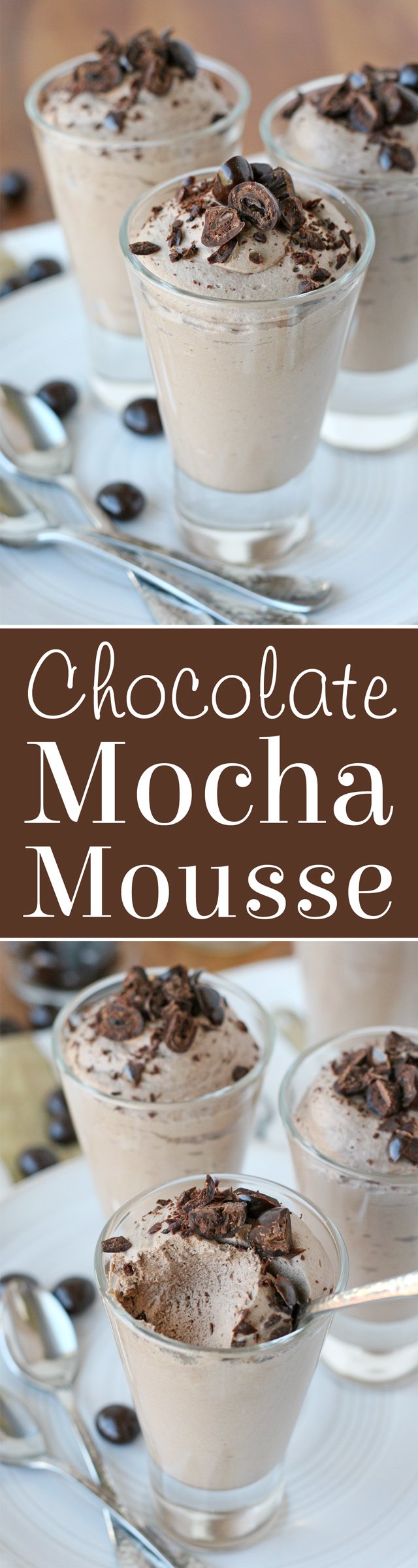 Creamy, fluffy, delicious MOCHA MOUSSE RECIPE