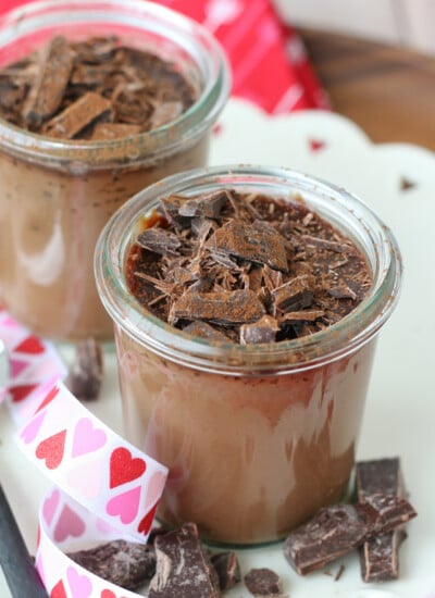 Rich and delicious! This Chocolate Pots de Creme is the perfect chocolate dessert!