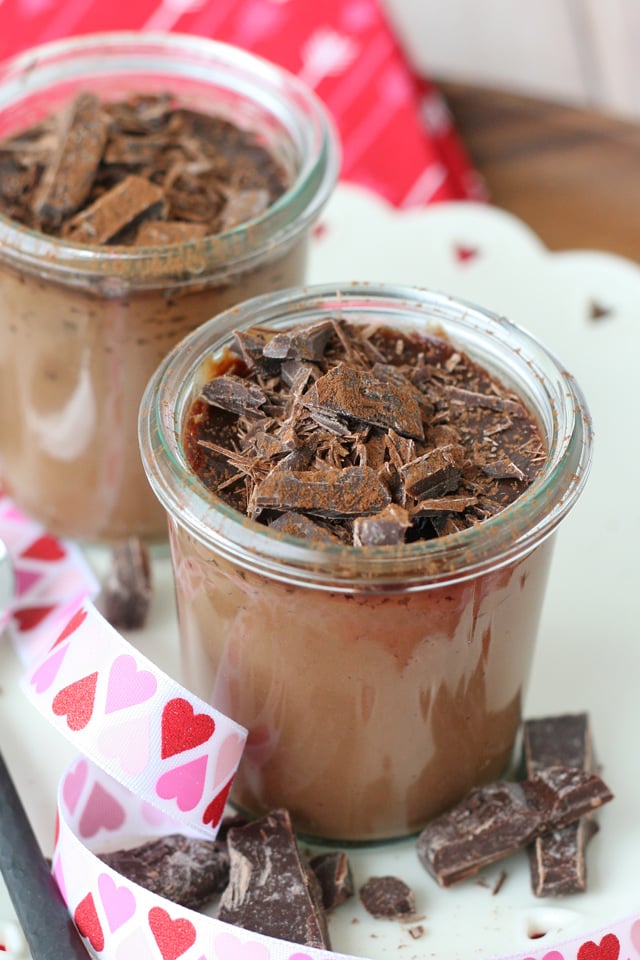 Rich and delicious! This Chocolate Pots de Creme is the perfect chocolate dessert! 