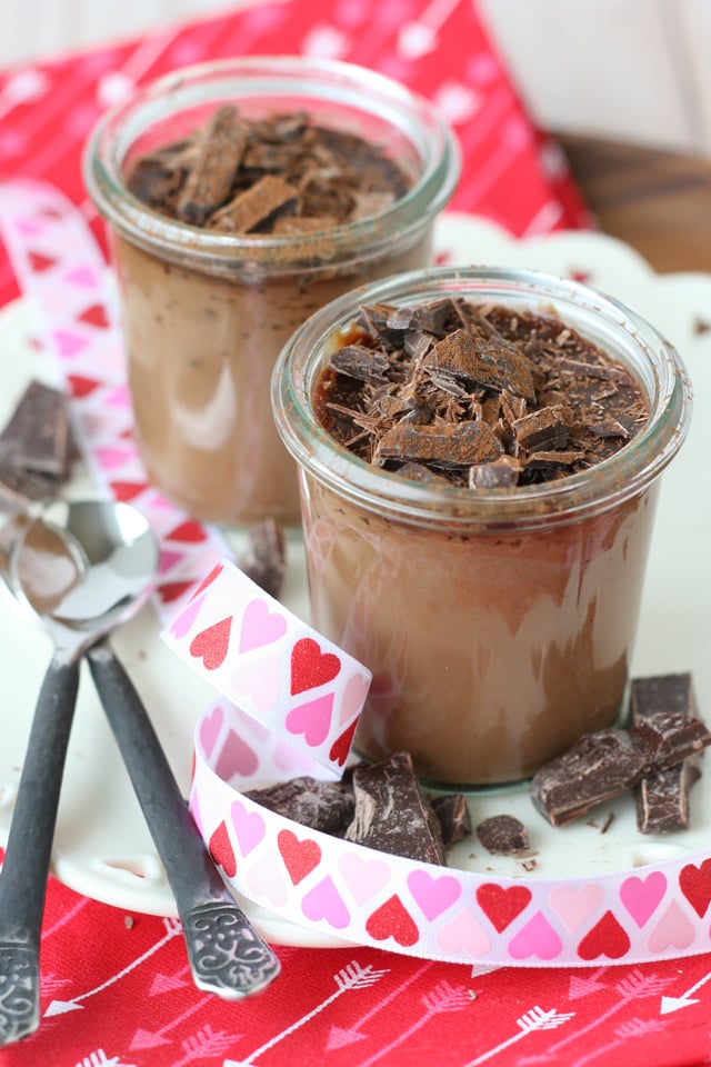 Rich and delicious! This Chocolate Pots de Creme is the perfect chocolate dessert! 