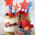 Easy & delicious 4th of July NO-BAKE Berry Cheesecake Trifle