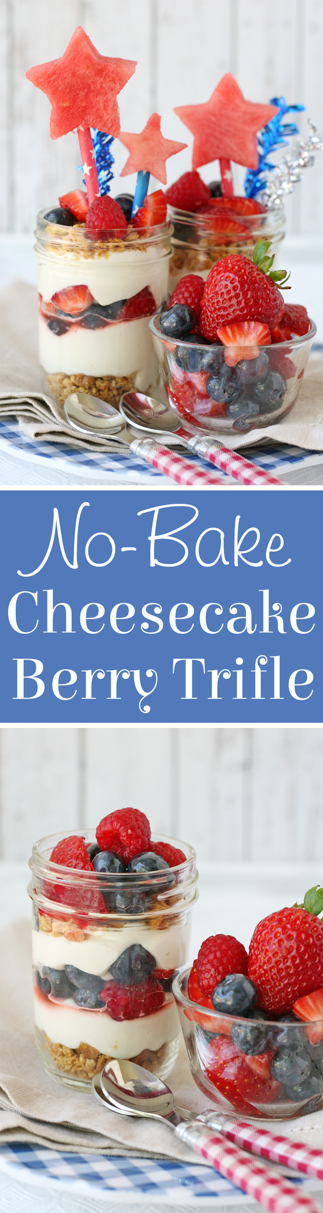 No-Bake Berry Cheesecake Trifle Recipe