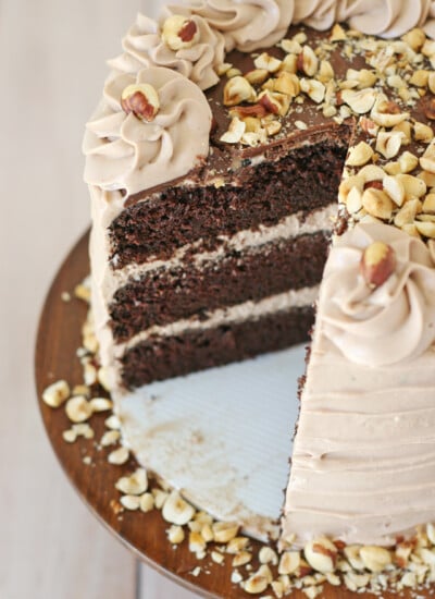 Chocolate Hazelnut Cake - If you love NUTELLA... this cake is for you!