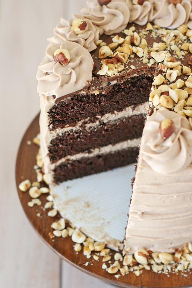 Chocolate Hazelnut Cake - If you love NUTELLA... this cake is for you! 