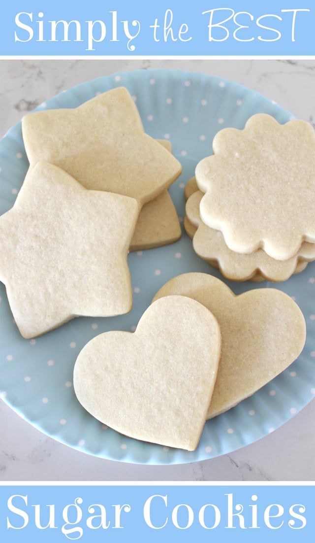 Simply the BEST Sugar Cookie Recipe ever!! 
