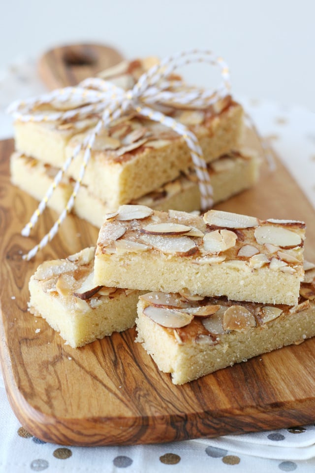 Almond Sugar Cookie Bars 