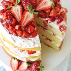The BEST Strawberry Shortcake Cake Recipe