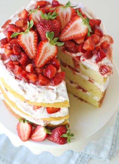 The BEST Strawberry Shortcake Cake Recipe