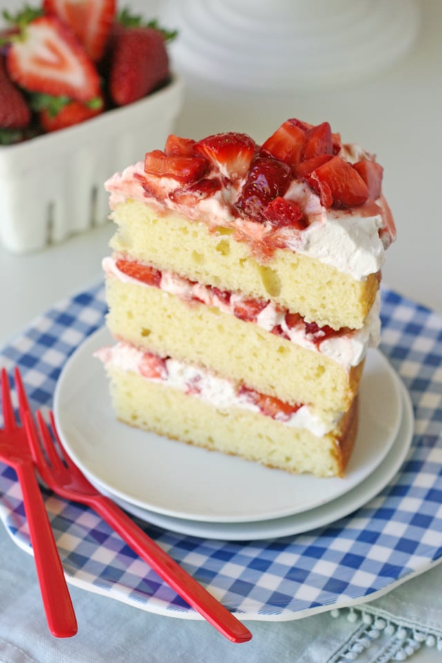 The BEST Strawberry Shortcake Cake Recipe