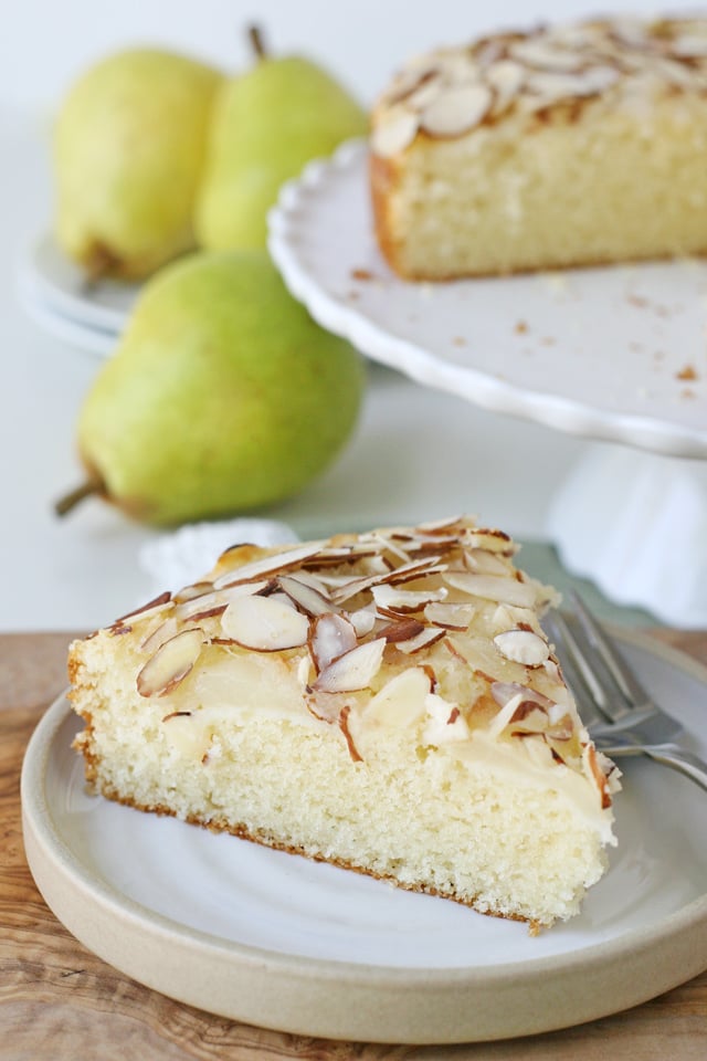 Pear Almond Cake Recipe