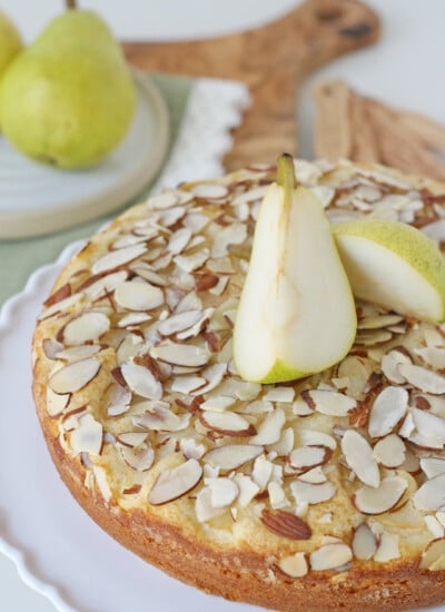 Easy, one-layer Pear Almond Cake recipe