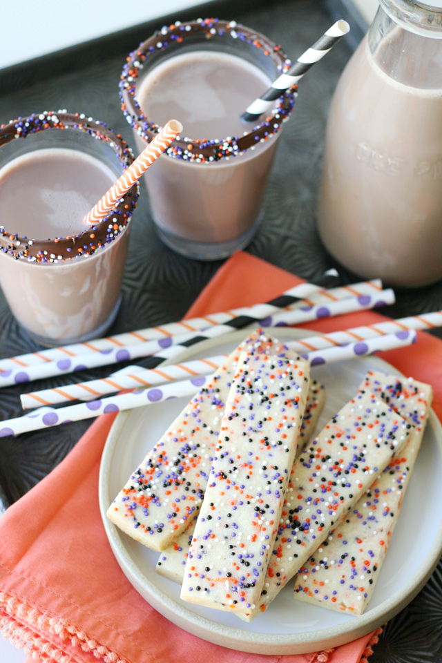 Halloween Sprinkle Cookies - EASY, ADORABLE, DELICIOUS!