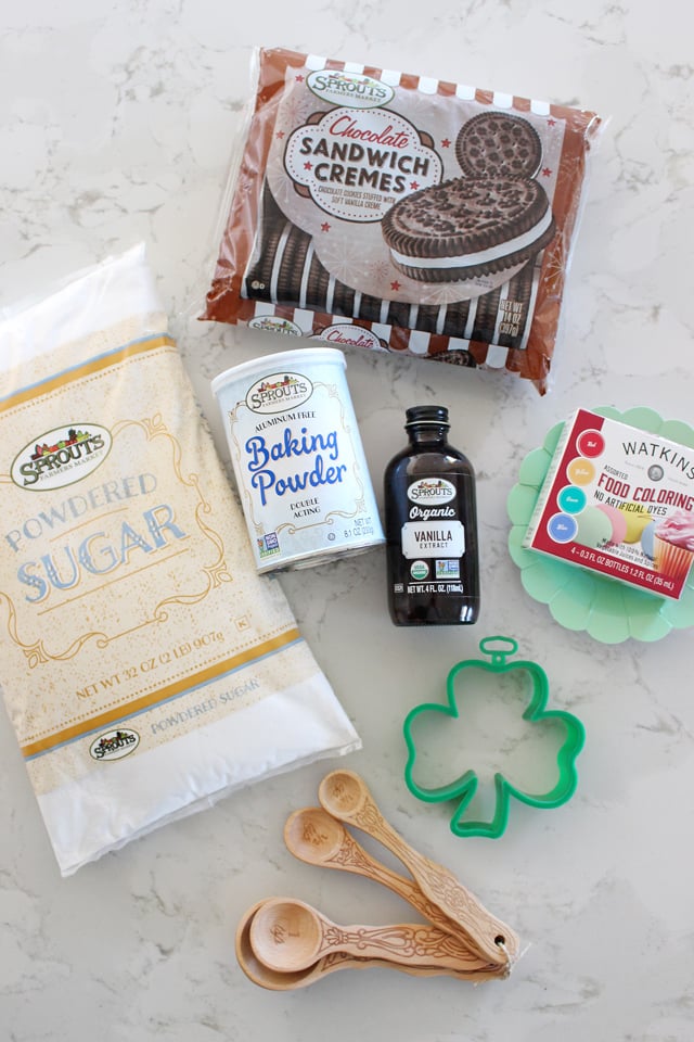 Shamrock Cutout Cookies