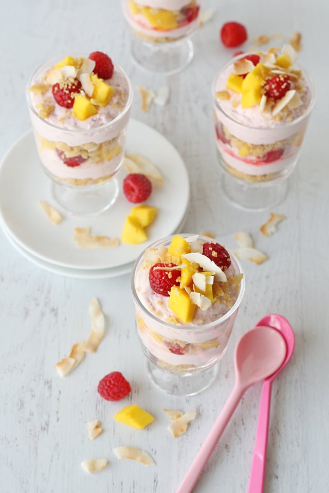 Raspberry Mango Trifle