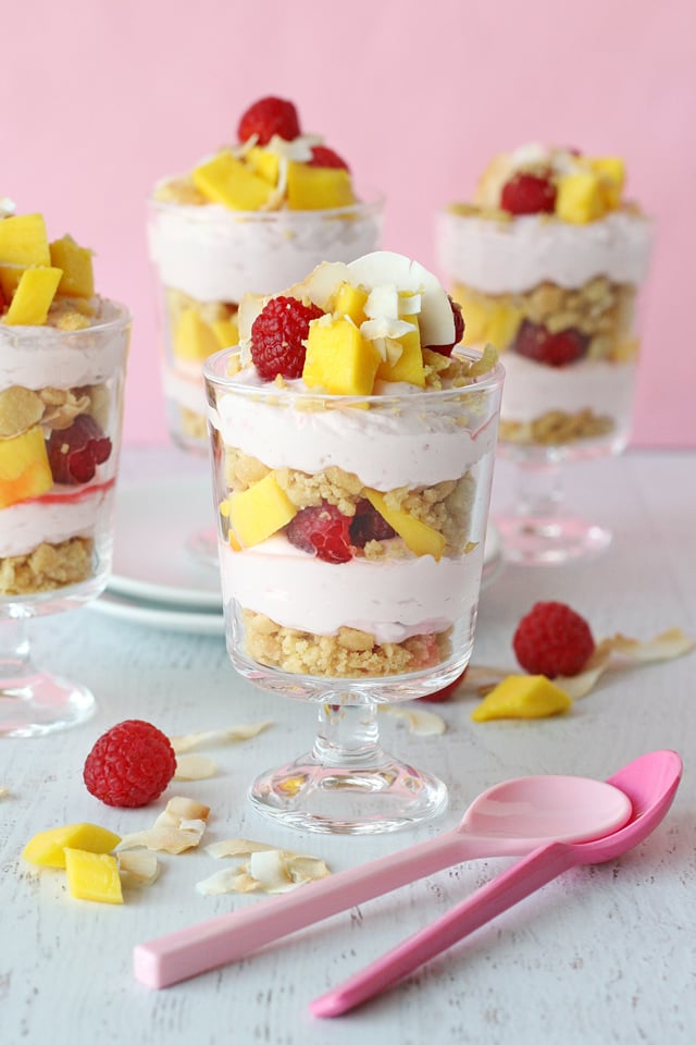 Raspberry Mango Trifle