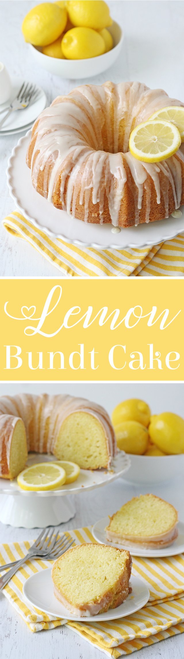 Lemon Bundt Cake - Glorious Treats