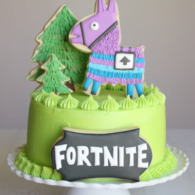 Fortnite Birthday Cake