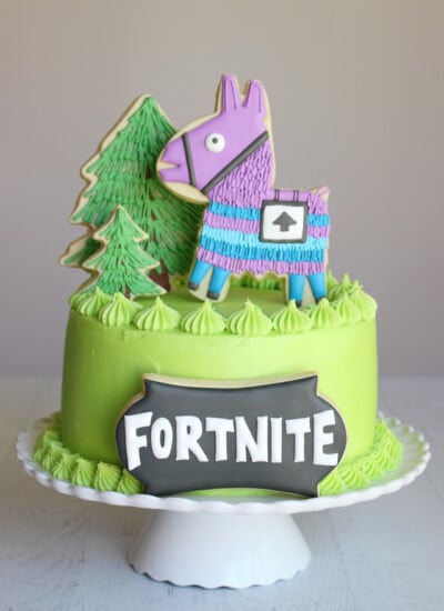 Fortnite Birthday Cake