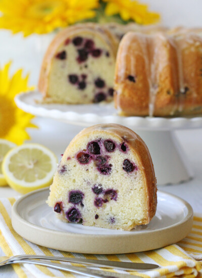 Lemon Blueberry Bundt Cake