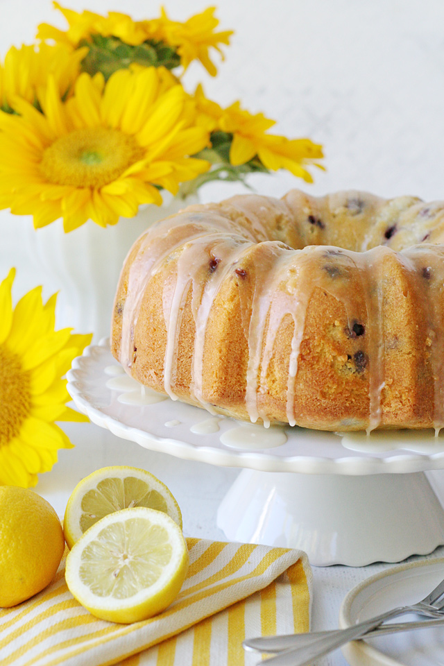 Lemon Blueberry Bundt Cake