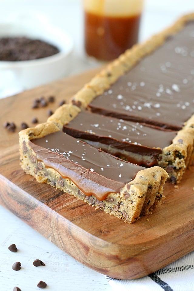 Salted Caramel Chocolate Tart