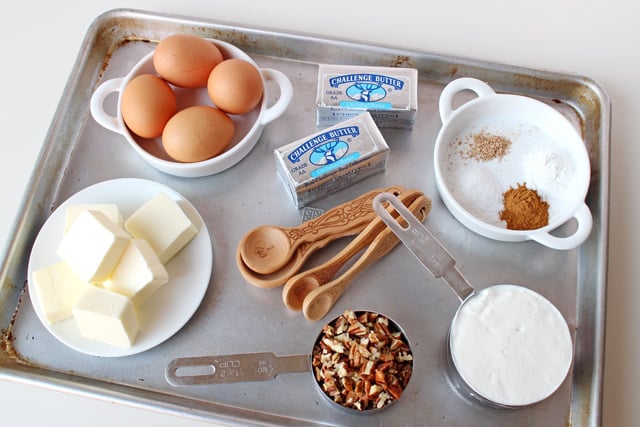 Butter Pecan Bundt Cake Ingredients