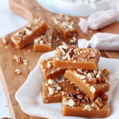 homemade salted caramels