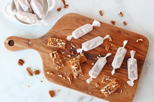 Salted Vanilla Caramels