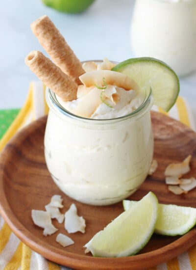 Coconut Lime Cheesecake Mousse