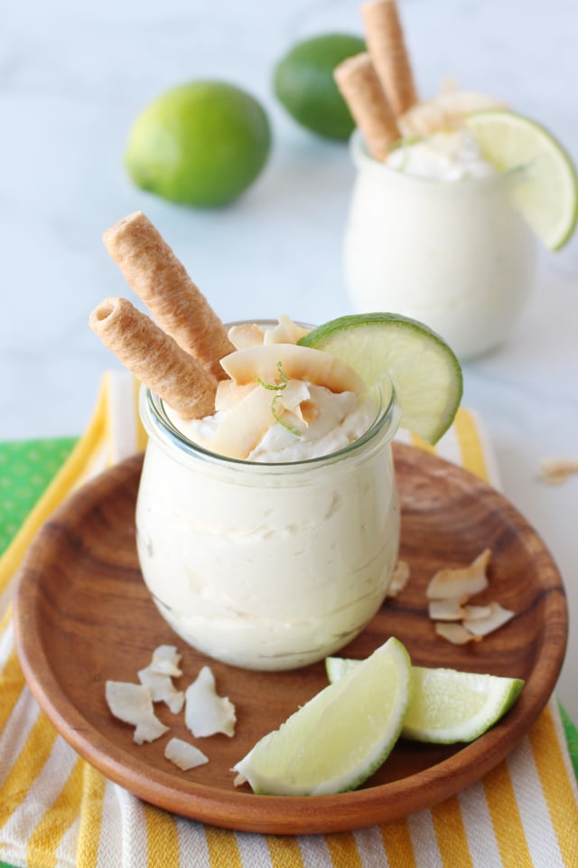 Coconut Lime Cheesecake Mousse