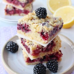 Blackberry Crumb Bars