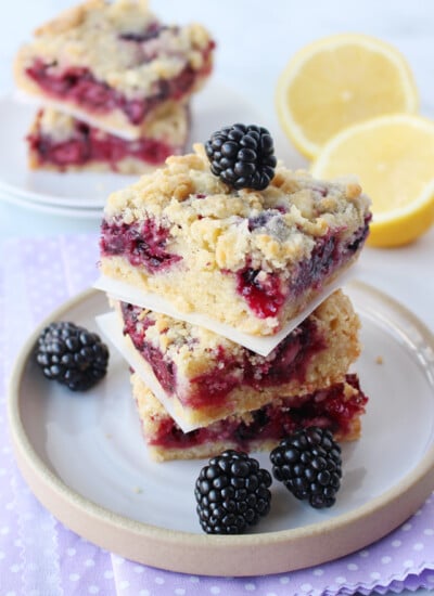 Blackberry Crumb Bars