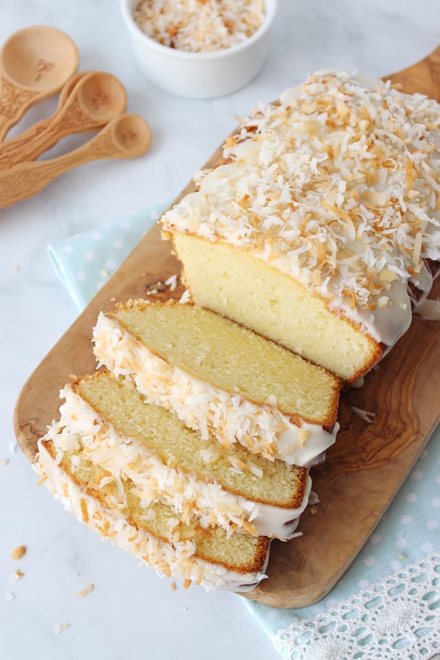 Mini Coconut Pound Cakes - Saving Room for Dessert