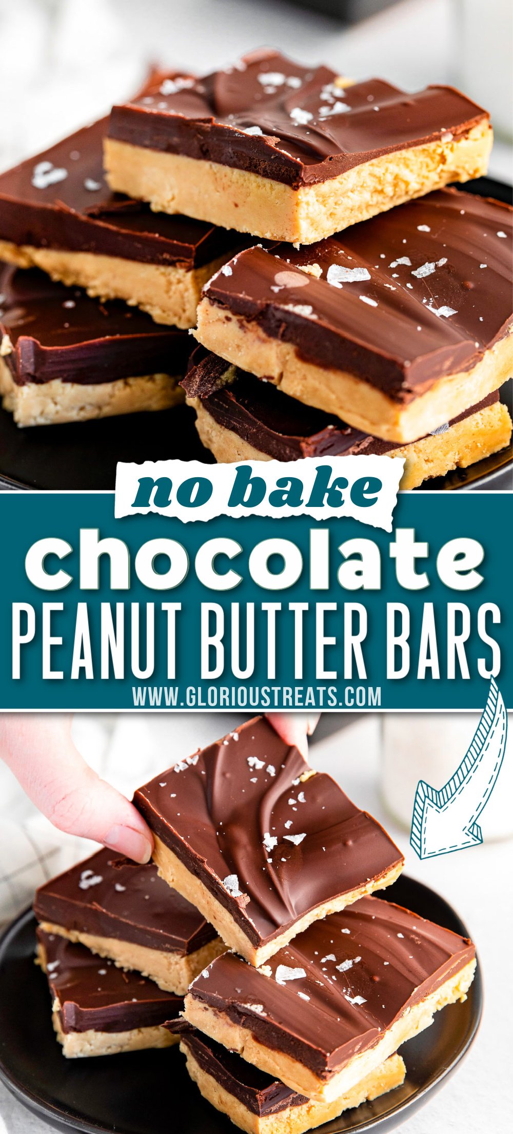Peanut Butter Chocolate Bars (Buckeye Bars) Glorious Treats Sugary Sin