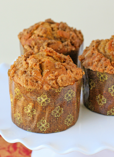 Pumpkin Cinnamon Streusel Muffins