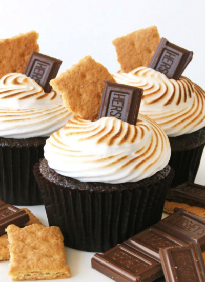 Chocolate S’mores Cupcakes